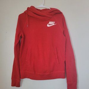Nike Red Cowl Neck Hoodie Small